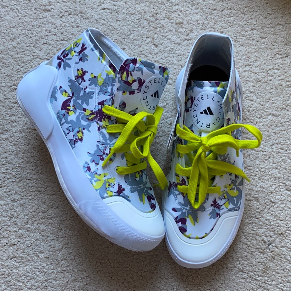 Stella McCartney x Adidas high top trainers NWT